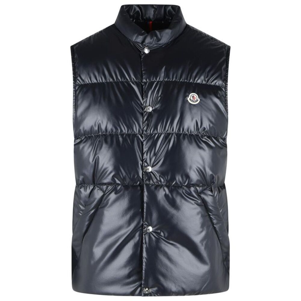 Moncler 'Restigo' Navy Polyester Vest Men